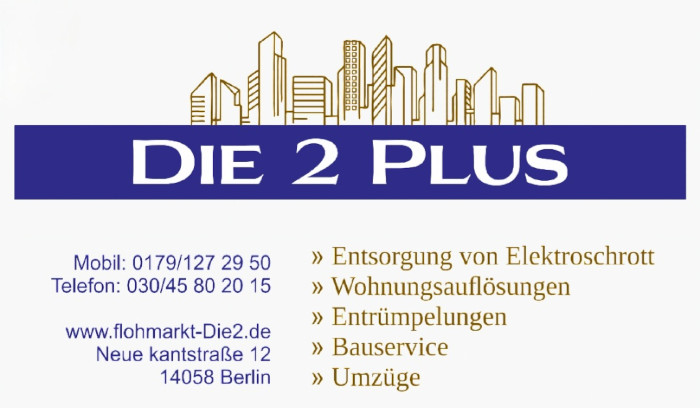 Die 2 Plus - Wohnungsauflösungen