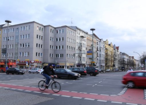 Radler im Berufsverkehr