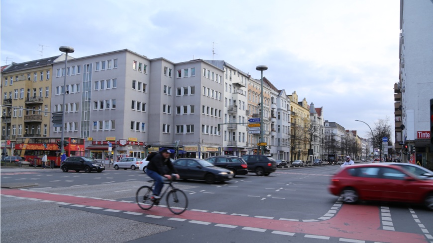 Radler im Berufsverkehr