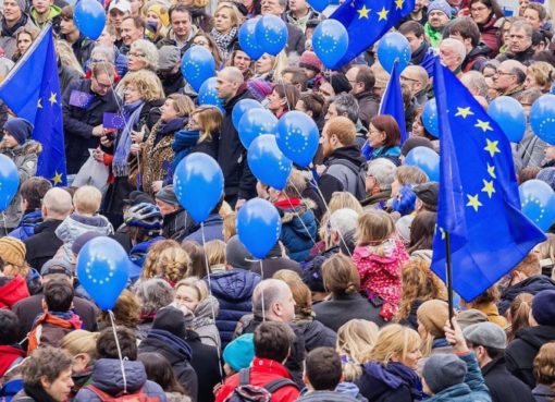 Demonstration "Pulse Of Europe"