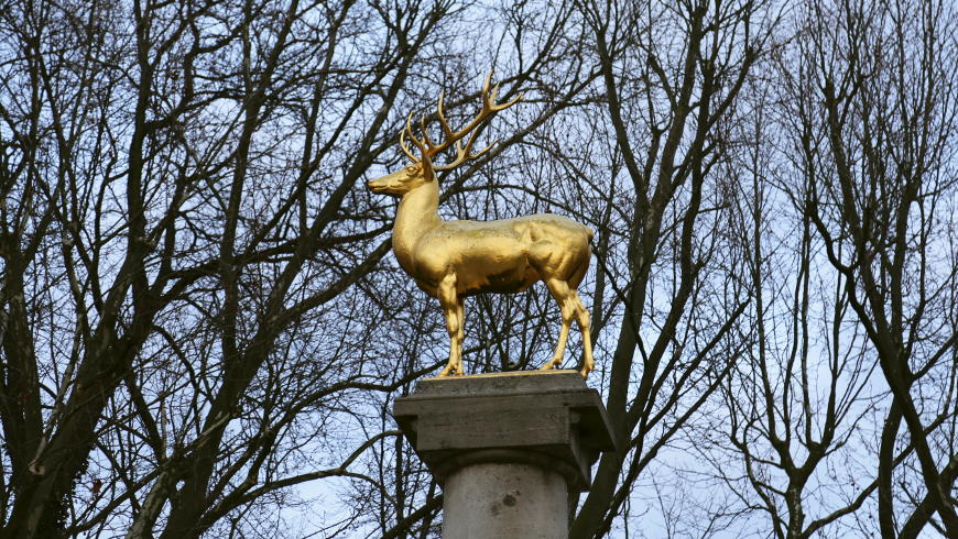 Der Goldene Hirsch im Rudolph-Wilde-Park