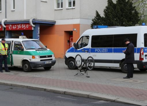 Radfahrsicherheits-Kontrollen der Polizei Berlin