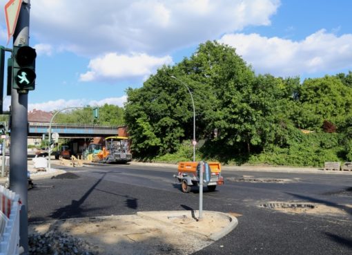 Baustelle am Bhf. Attilastraße