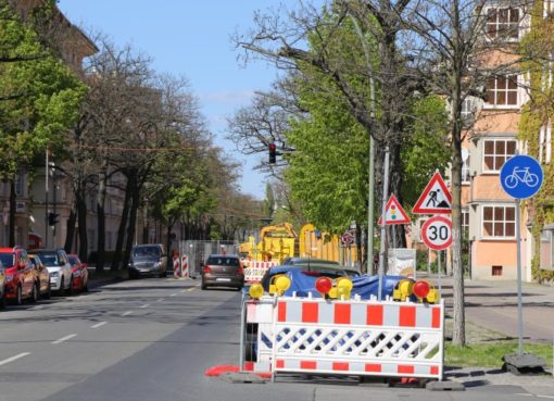 Baustelle Rubensstraße