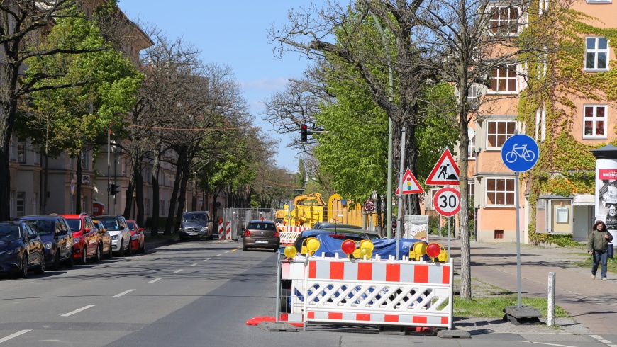 Baustelle Rubensstraße