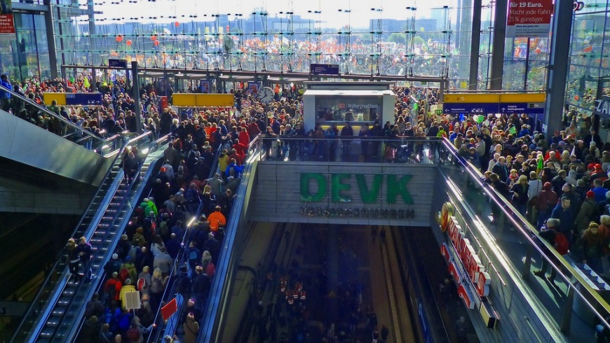 Interkultur - sichtbar im Hauptbahnhof