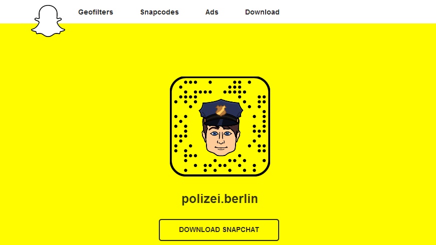 Snapchat Polizei Berlin