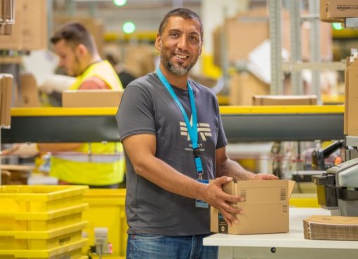 Amazon Mitarbeiter in Brieselang
