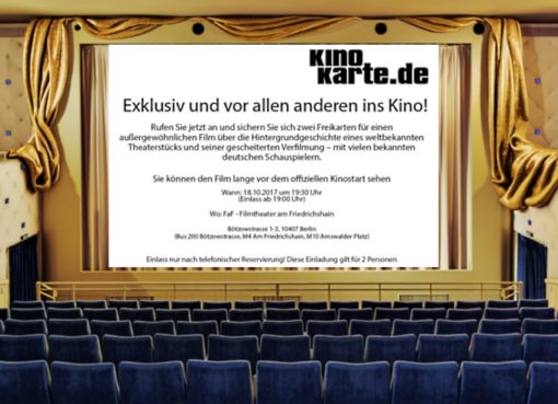 Testscrening im Filmtheater am Friedrichshain