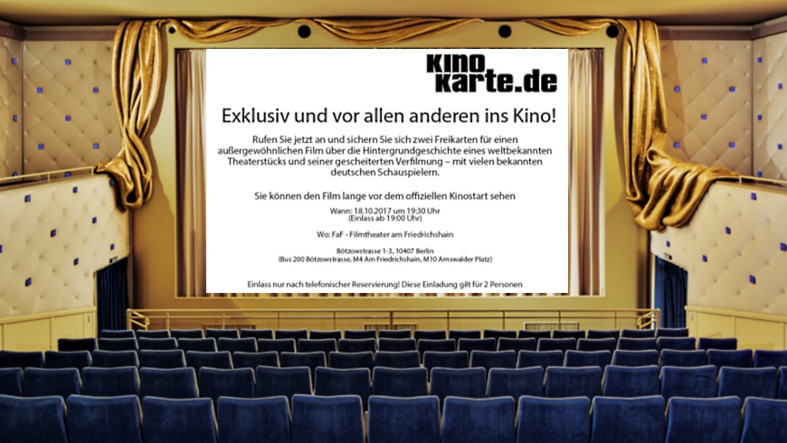 Testscrening im Filmtheater am Friedrichshain