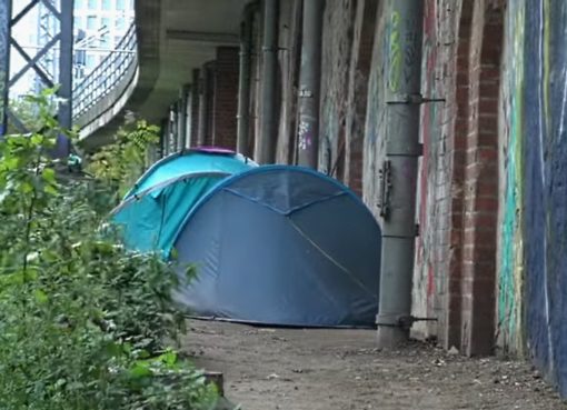Obdachlosen-Camp