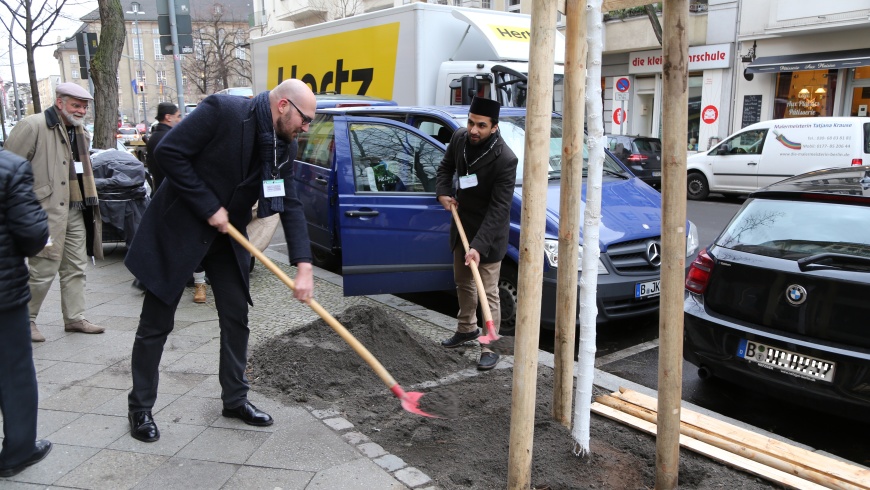 Baumpflanzaktion am 14.12.2017