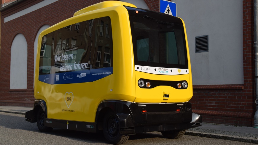 BVG testet autonomen Kleinbus