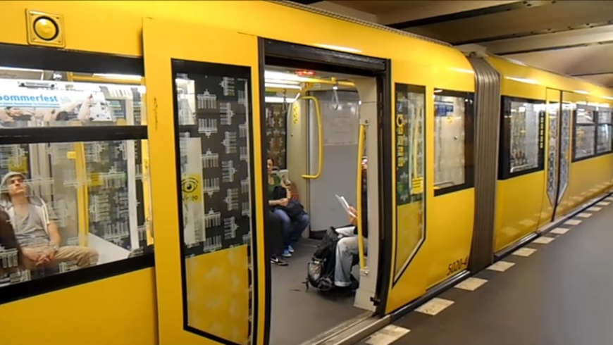 U-Bahn auf der Linie 7