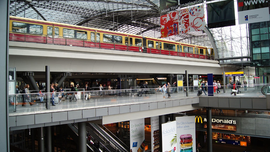 Einkaufsbahnhof Hauptbahnhof Berlin