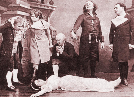 Uraufführung von Offenbach's Oper "Les contes d'Hoffmann" in Paris