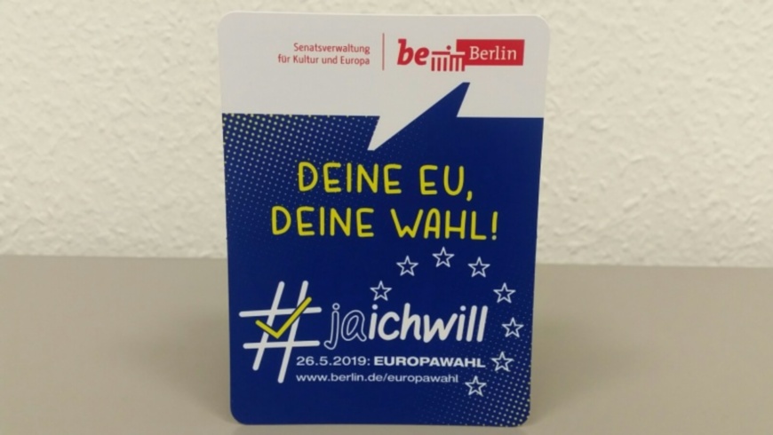 Pocketflyer zur Europawahl 2019