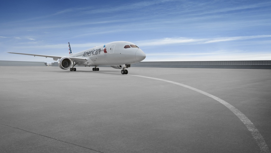 Boeing 787 von American Airlines