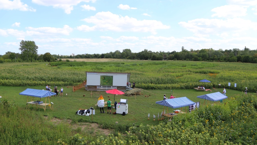 Überblick: BfR-Eiland in Marienfelde