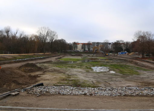 Baustelle des Blümelteich