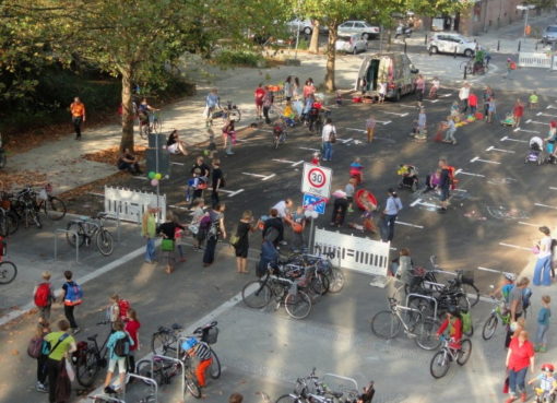 „Temporäre Spielstraße"