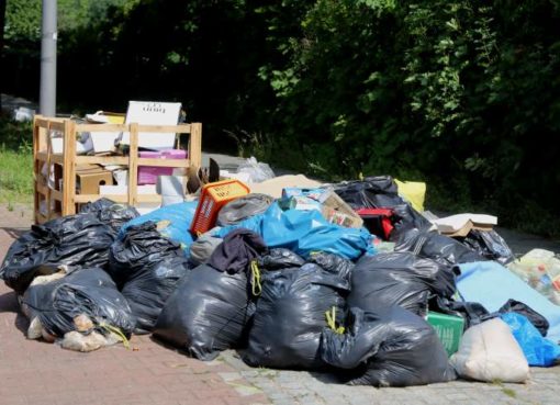 Wilde Abfall-Ablagerung Rixdorfer Straße