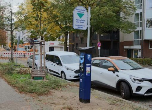 Gebührenpflichtige Parkzone in Tempelhof