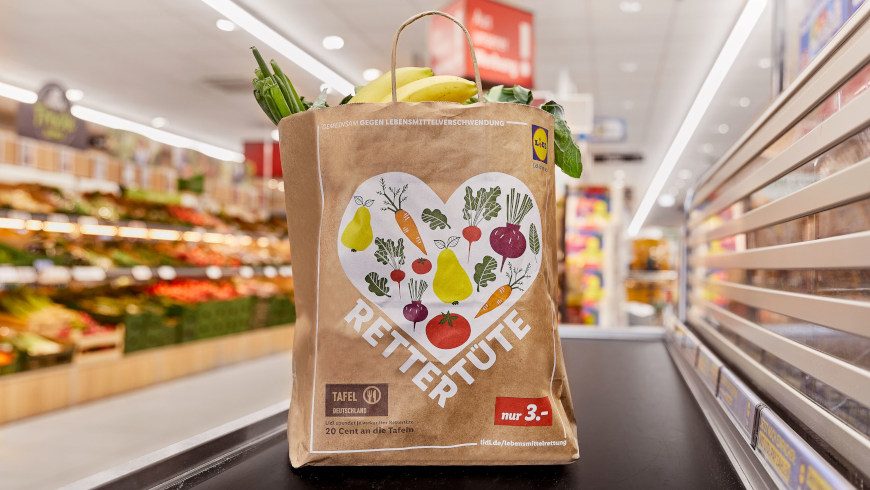 Die Lidl-Rettertüte rettet Lebensmittel - Foto: © Lidl