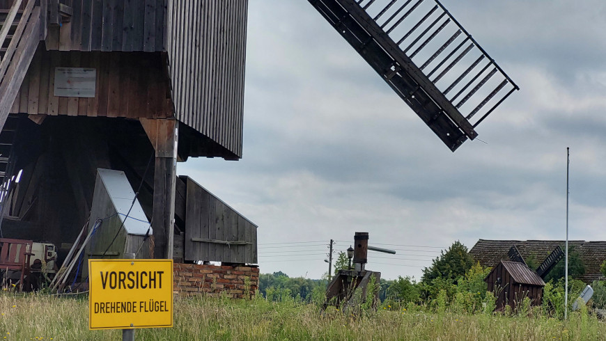 Die Beelitzer Bockwindmühle ist heute noch aktiv