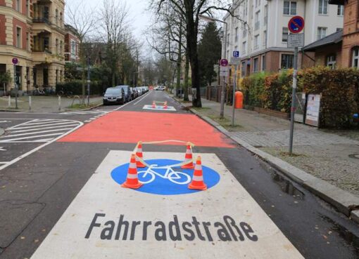 Handjerystraße wird Fahrradstraße