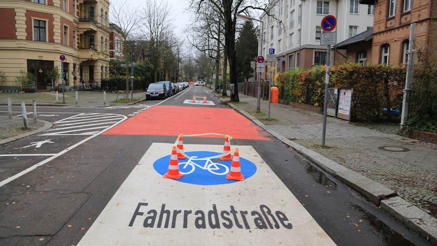 Handjerystraße wird Fahrradstraße