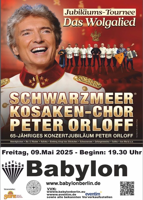 Flyer Babylon Berlin - Peter Orloff