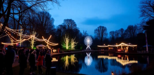 Lichtermarkt am Dorfteich