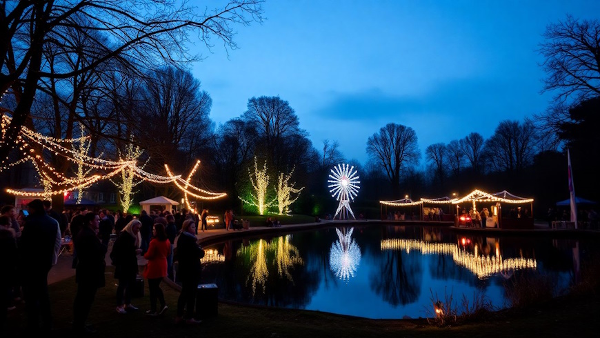 Lichtermarkt am Dorfteich