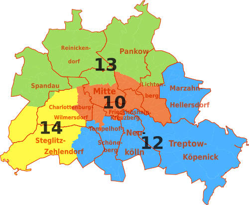 Postleitzahlen Berlin