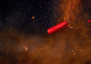 Silversterböller im Anflug