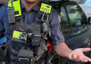 Polizei Berlin mit Bodycam