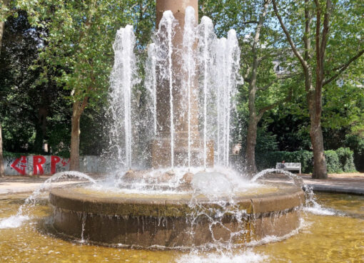 Hirschbrunnen im Rudolf-Wilde-Park