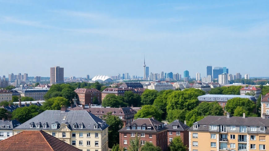 Skyline der Mieterstadt Berlin